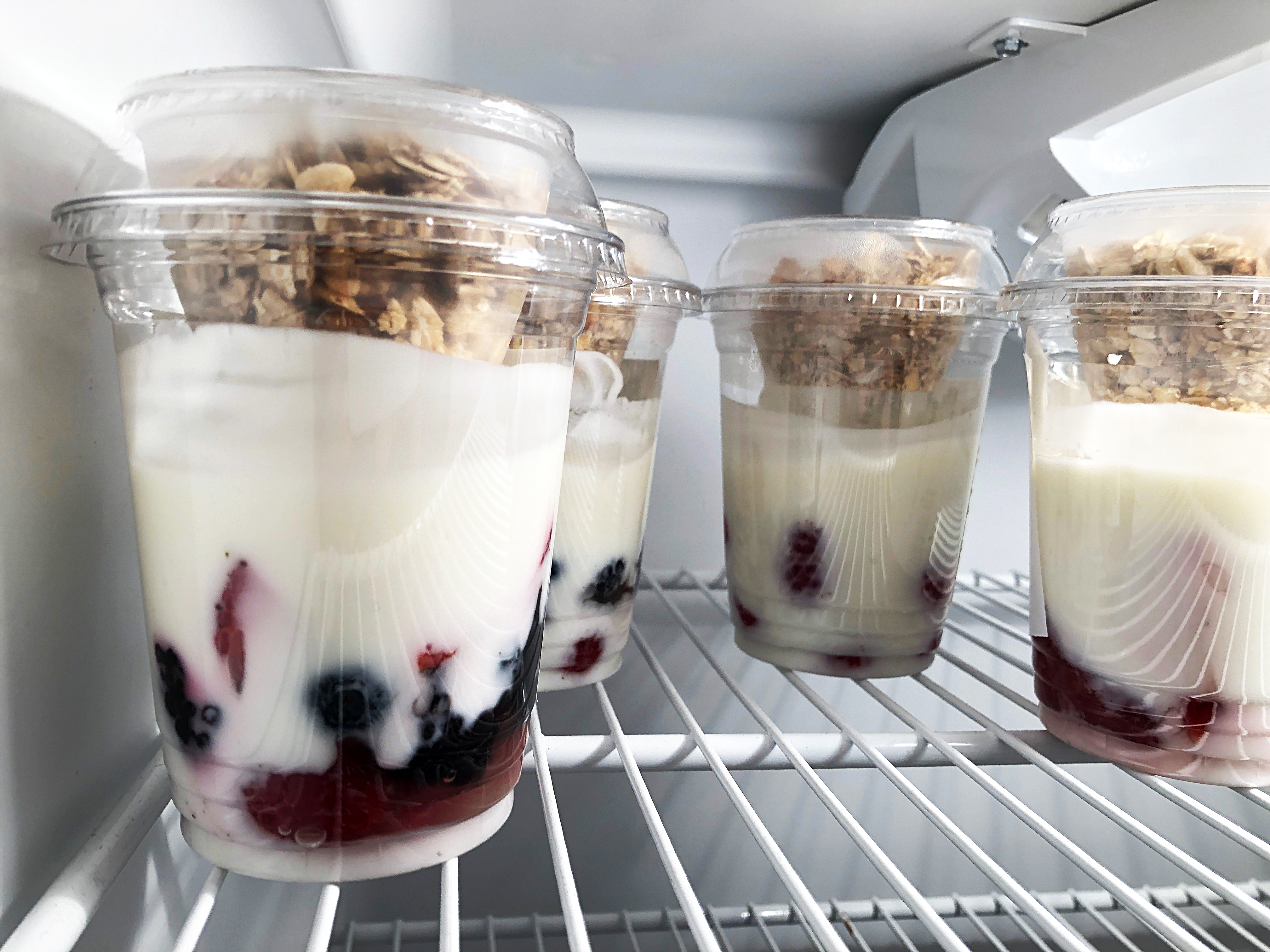 parfait in a to go package