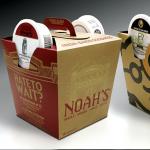Einstein's and Noah's bagel boxes