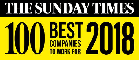 The London Sunday Times 100 Best Places to Work For 2018 award