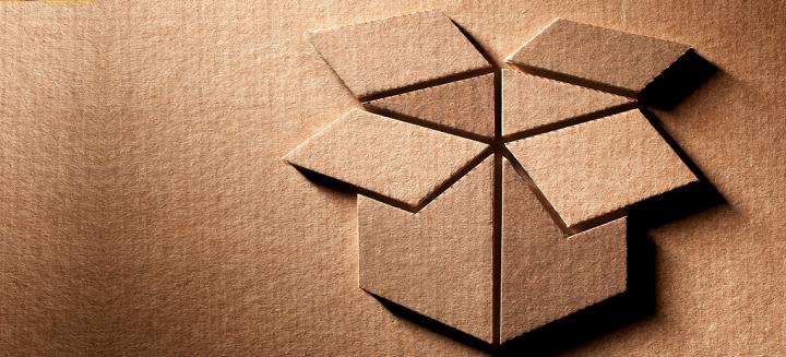 sustainable packaging concept-cardboard box icon